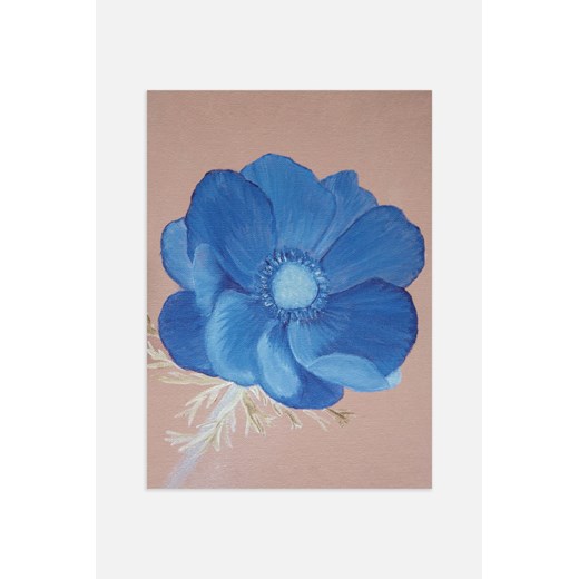 H & M - Blue Flower Plakat - Niebieski ze sklepu H&M w kategorii Plakaty - zdjęcie 169992239