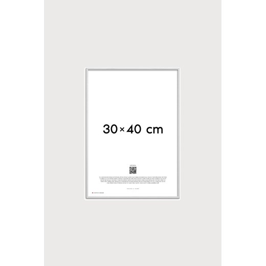 H & M - Rama Drewniana - 30x40 - Biały ze sklepu H&M w kategorii Ramki na zdjęcia - zdjęcie 169992447