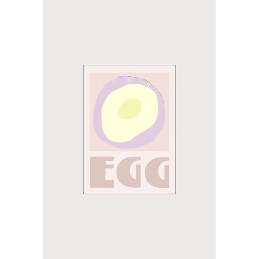 H & M - French Toast Studio - Cheer Up Egg - Różowy ze sklepu H&M w kategorii Plakaty - zdjęcie 169992459