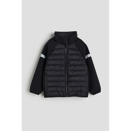 H & M - Nieprzemakalna kurtka hybrydowa - Czarny ze sklepu H&M w kategorii Kurtki chłopięce - zdjęcie 169992498