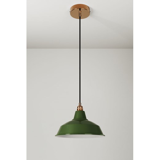 H & M - Bistrot Metal Ceiling Lamp With Light Bulb - Zielony H & M One Size H&M