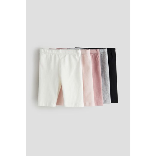 H & M - Krótkie legginsy 5-pak - Różowy ze sklepu H&M w kategorii Spodenki dziewczęce - zdjęcie 169992566