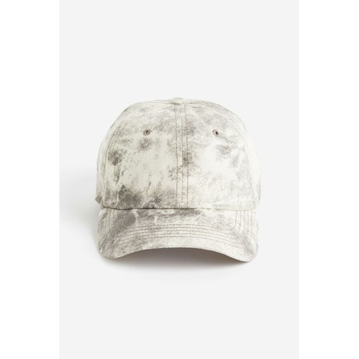 H & M - Bawełniana czapka z daszkiem - Biały ze sklepu H&M w kategorii Czapki z daszkiem damskie - zdjęcie 169992685