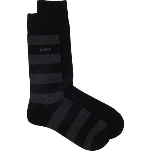 BOSS BLACK Skarpety 2-pack RS BlockStripe CC 43-46 Gomez Fashion Store