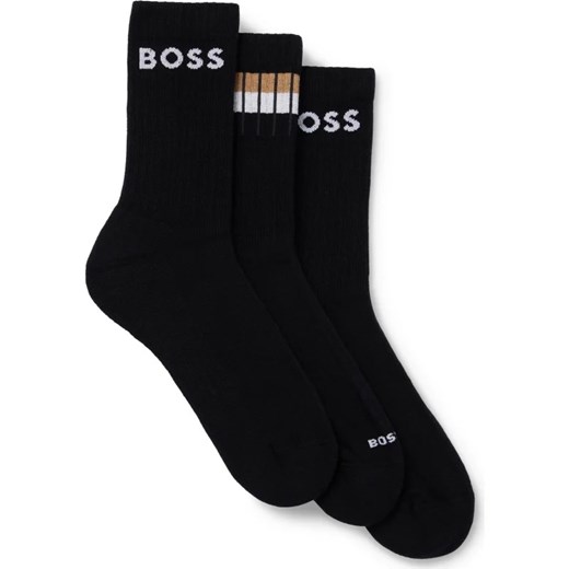 BOSS BLACK Skarpety 3-pack QS Rib 43-46 okazja Gomez Fashion Store