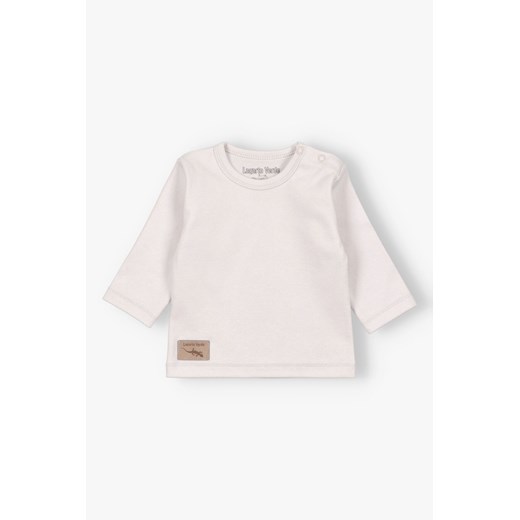 Kremowa bluzka niemowlęca bawełniana ze sklepu 5.10.15 w kategorii Kaftaniki i bluzki - zdjęcie 169994465
