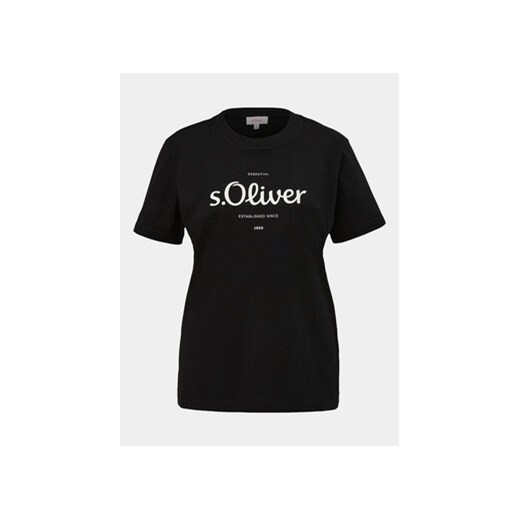 s.Oliver T-Shirt 2136463 Czarny Regular Fit 34 MODIVO