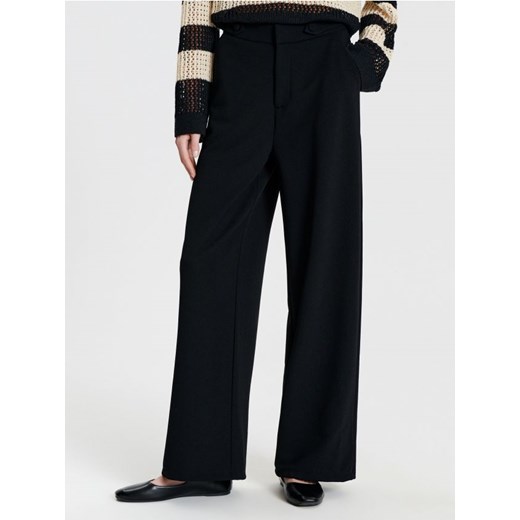 Sinsay - Spodnie eleganckie - czarny ze sklepu Sinsay w kategorii Spodnie damskie - zdjęcie 169999158
