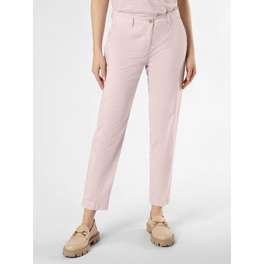 BRAX Spodnie - Maron S Kobiety Bawełna różowy jednolity ze sklepu vangraaf w kategorii Spodnie damskie - zdjęcie 170000228