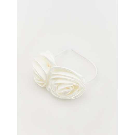 Reserved - Opaska z kwiatami na włosy - biały ze sklepu Reserved w kategorii Opaski dziecięce - zdjęcie 170000668