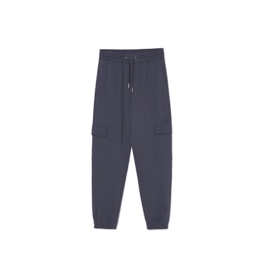 Cropp - Szare dresowe joggery - szary ze sklepu Cropp w kategorii Spodnie damskie - zdjęcie 170001488
