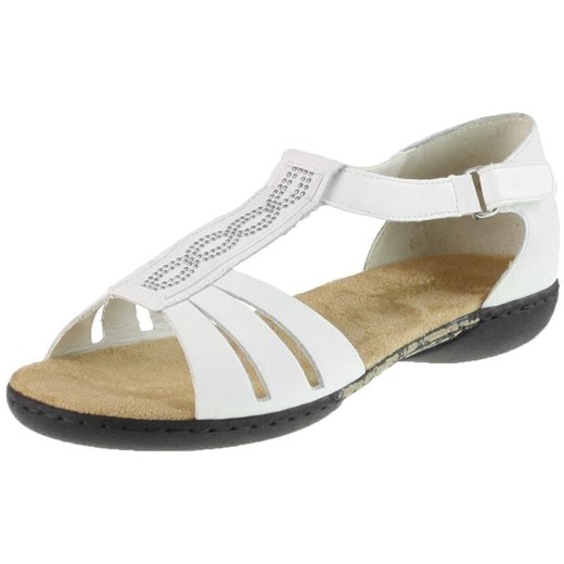 Sandały Rieker V1659-81 Białe cozabuty-pl  sandały
