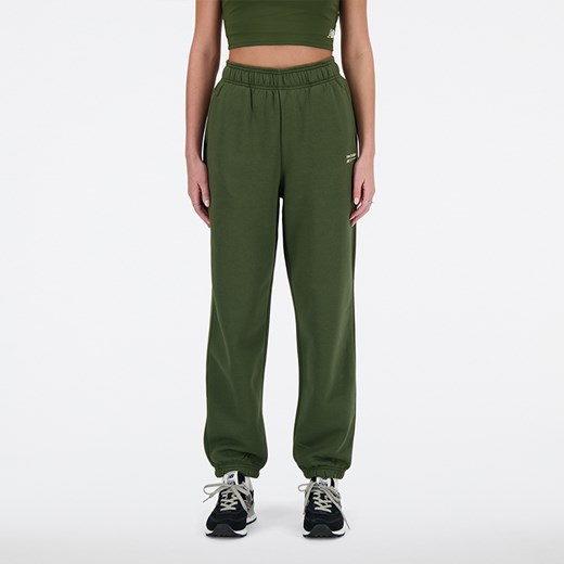 Spodnie damskie New Balance WP33513KOU – zielone ze sklepu New Balance Poland w kategorii Spodnie damskie - zdjęcie 170006186