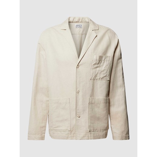 Koszula casualowa o kroju relaxed fit z kieszenią na piersi ze sklepu Peek&Cloppenburg  w kategorii Koszule męskie - zdjęcie 170006568