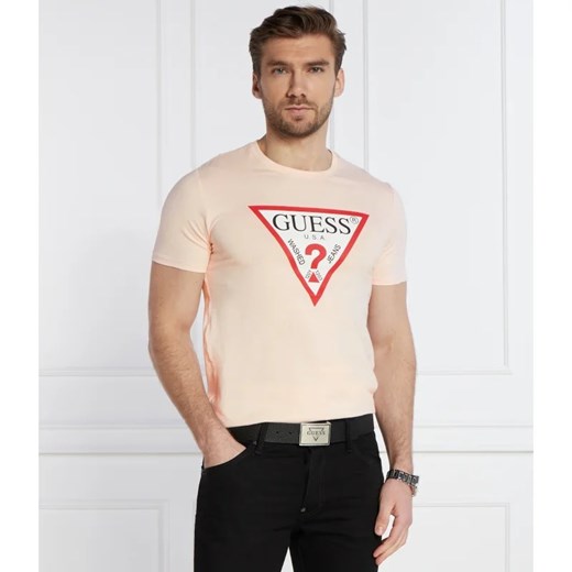 GUESS T-shirt | Slim Fit ze sklepu Gomez Fashion Store w kategorii T-shirty męskie - zdjęcie 170008219