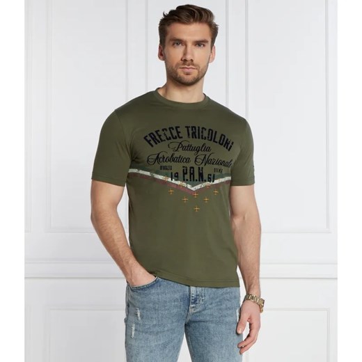 T-shirt męski Aeronautica Militare z napisami