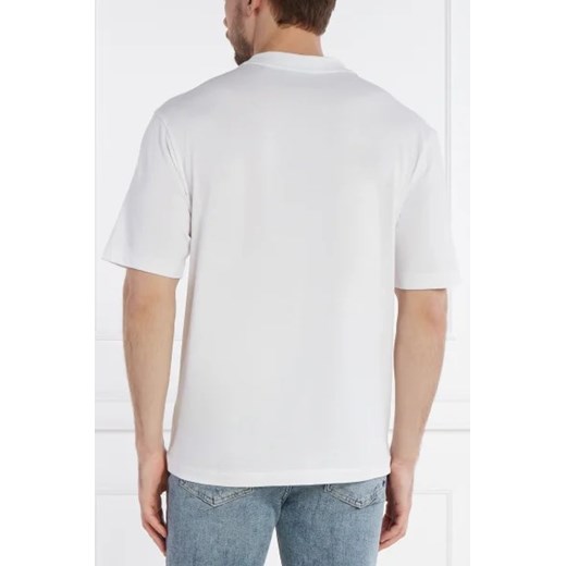 T-shirt męski biały Hugo Blue z krótkim rękawem