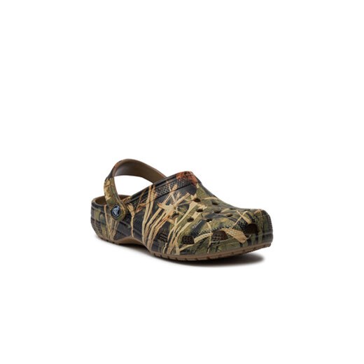Crocs Klapki Classic Realtree 12132 Zielony Crocs 43_5 MODIVO
