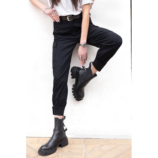 Spodnie BOLIARA BLACK ze sklepu Ivet Shop w kategorii Spodnie damskie - zdjęcie 170011719