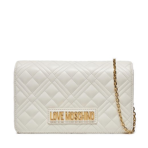 Torebka LOVE MOSCHINO JC4079PP0ILA0100 Bianco ze sklepu eobuwie.pl w kategorii Kopertówki - zdjęcie 170020897