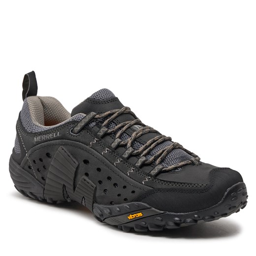 Trekkingi Merrell Intercept J73703 Smooth Black Merrell 43.5 eobuwie.pl okazja