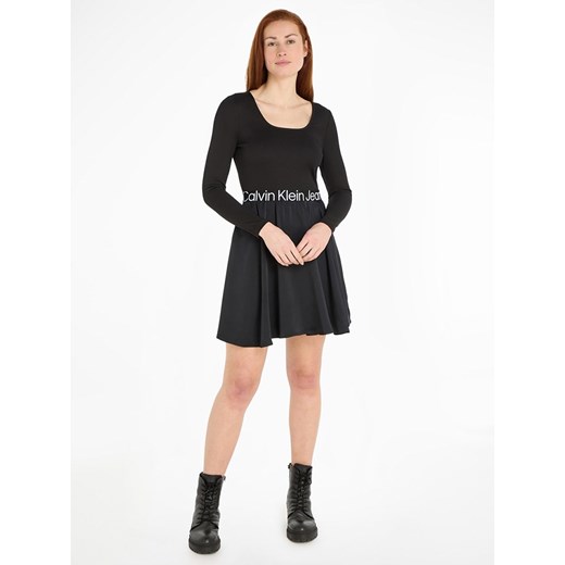 Calvin Klein Sukienka w kolorze czarnym ze sklepu Limango Polska w kategorii Sukienki - zdjęcie 170021439