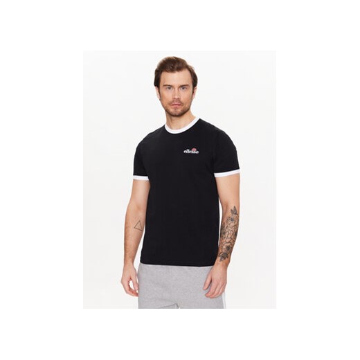 Ellesse T-Shirt Meduno SHR10164 Czarny Regular Fit ze sklepu MODIVO w kategorii T-shirty męskie - zdjęcie 170022477