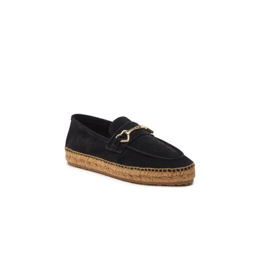 Espadryle damskie Love Moschino z tkaniny bez zapięcia