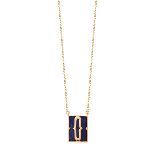 Naszyjnik złoty z lapis lazuli - Nomad ze sklepu YES.pl w kategorii Naszyjniki - zdjęcie 170023475
