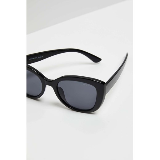 Okulary przeciwsłoneczne okrągłe czarne ze sklepu Moodo.pl w kategorii Okulary przeciwsłoneczne damskie - zdjęcie 170024895