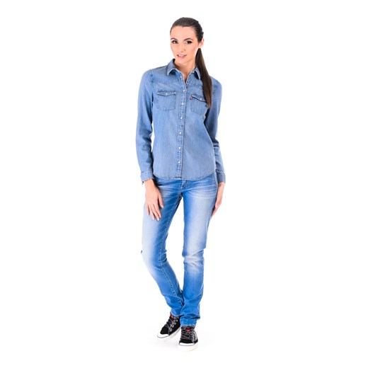 Koszula Levi's 172700008 "Light Blue" be-jeans  łatki