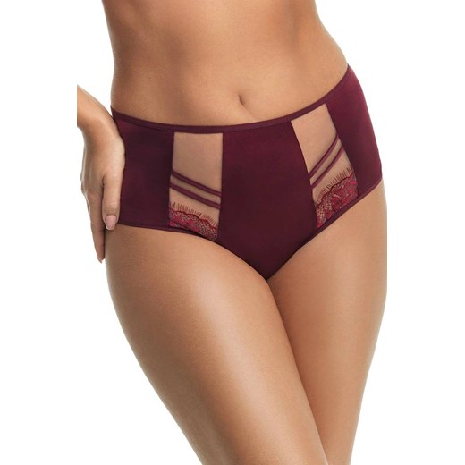 Majtki brazyliany Gorsenia K498 Paradise bordowe Gorsenia S piubiu_pl