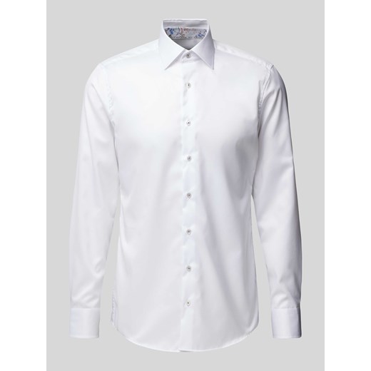 Koszula biznesowa o kroju slim fit z kołnierzykiem typu kent ze sklepu Peek&Cloppenburg  w kategorii Koszule męskie - zdjęcie 170037746