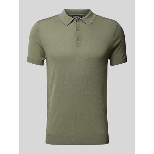 Koszulka polo o kroju slim fit w jednolitym kolorze ze sklepu Peek&Cloppenburg  w kategorii T-shirty męskie - zdjęcie 170037789