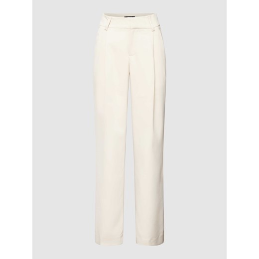 Spodnie materiałowe z lamowaną kieszenią z tyłu model ‘TAMMIE' Gina Tricot 34 Peek&Cloppenburg 