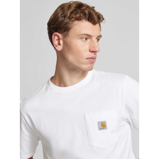 T-shirt z naszywką z logo model ‘POCKET’ XXL Peek&Cloppenburg 
