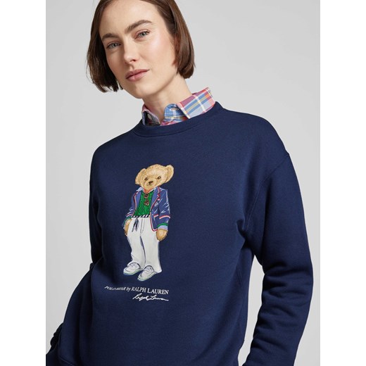 Bluza damska Polo Ralph Lauren bawełniana w nadruki 