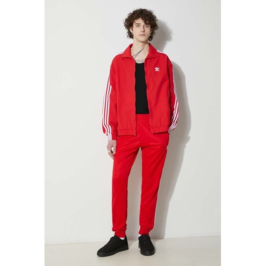 adidas Originals spodnie dresowe kolor czerwony z aplikacją L PRM