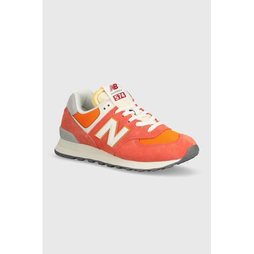 New Balance sneakersy 574 kolor pomarańczowy U574RCB ze sklepu PRM w kategorii Buty sportowe damskie - zdjęcie 170039477