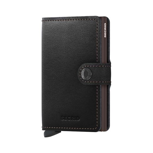 Secrid portfel skórzany Black & Brown kolor czarny ze sklepu PRM w kategorii Portfele damskie - zdjęcie 170039545
