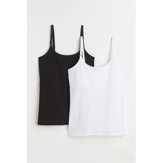 H & M - MAMA Top dla karmiącej 2-pak - Biały H & M XS H&M