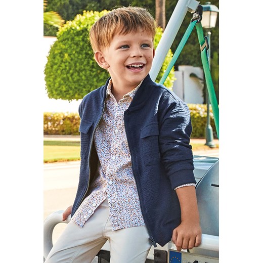 Bluza rozpinana dla chłopca Mayoral - granatowa ze sklepu 5.10.15 w kategorii Bluzy chłopięce - zdjęcie 170043656
