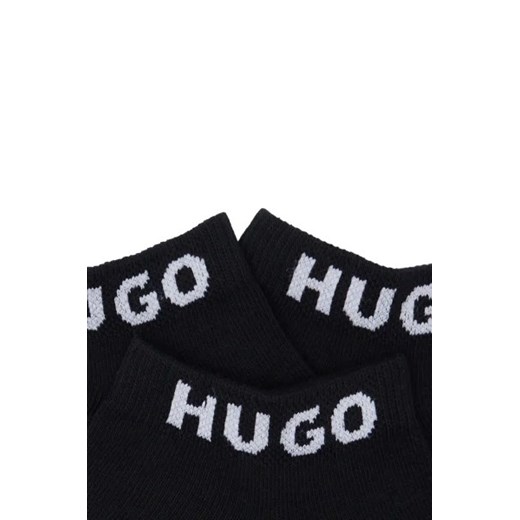 Skarpetki damskie Hugo Boss z napisami casualowe bawełniane 