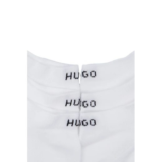 Skarpetki damskie białe Hugo Boss sportowe bawełniane 