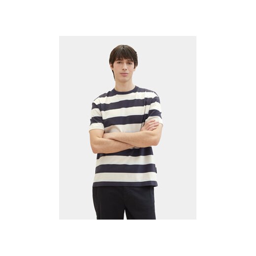 Tom Tailor Denim T-Shirt 1040844 Beżowy Relaxed Fit ze sklepu MODIVO w kategorii T-shirty męskie - zdjęcie 170045206