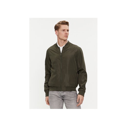 Brave Soul Kurtka bomber MJK-SANJAYKHAKI Khaki Straight Fit ze sklepu MODIVO w kategorii Kurtki męskie - zdjęcie 170045509