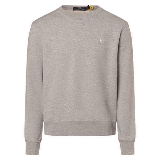 Polo Ralph Lauren Męska bluza nierozpinana Mężczyźni Bawełna kitt jednolity ze sklepu vangraaf w kategorii Bluzy męskie - zdjęcie 170049069