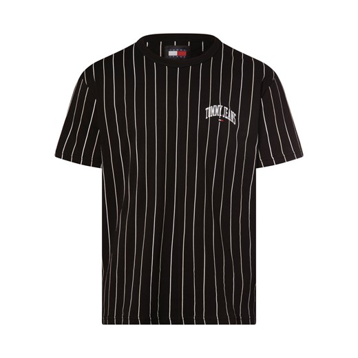 Tommy Jeans Koszulka męska Mężczyźni Bawełna czarny w paski ze sklepu vangraaf w kategorii T-shirty męskie - zdjęcie 170049119