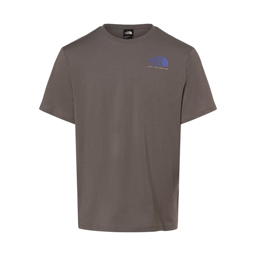 The North Face Koszulka męska Mężczyźni Bawełna szary nadruk ze sklepu vangraaf w kategorii T-shirty męskie - zdjęcie 170049147
