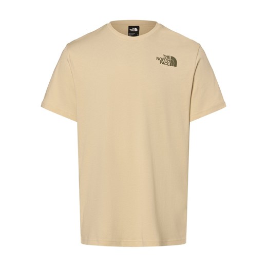 The North Face Koszulka męska Mężczyźni Bawełna beżowy nadruk ze sklepu vangraaf w kategorii T-shirty męskie - zdjęcie 170049148